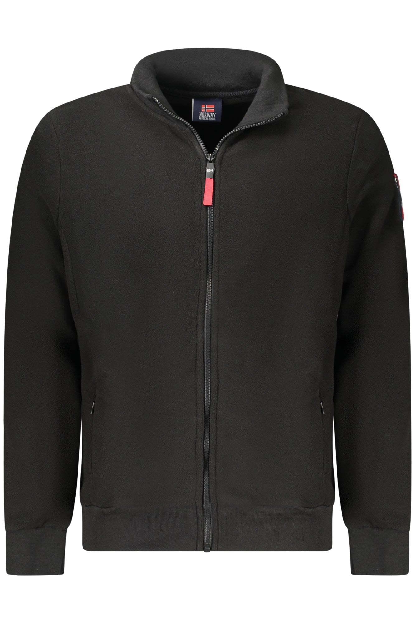 NORWAY 1963 FELPA CON ZIP UOMO NERO