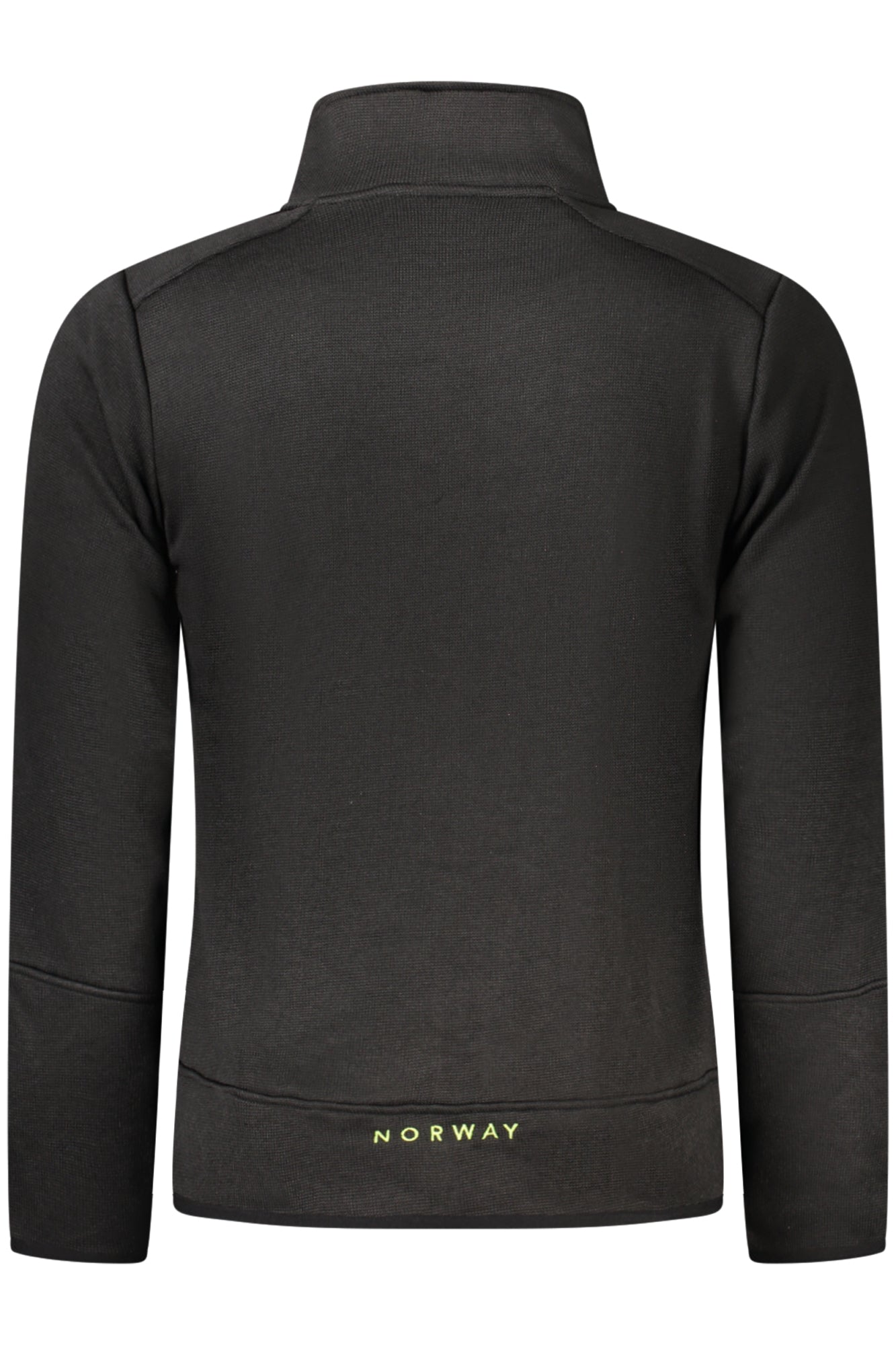 NORWAY 1963 FELPA CON ZIP UOMO NERO