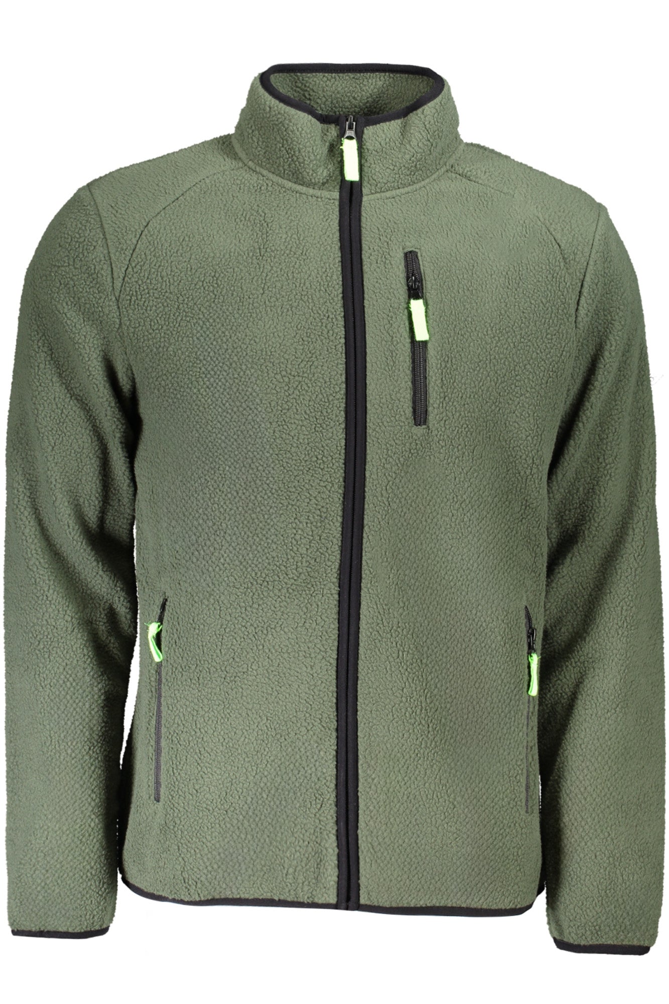 NORWAY 1963 FELPA CON ZIP UOMO VERDE