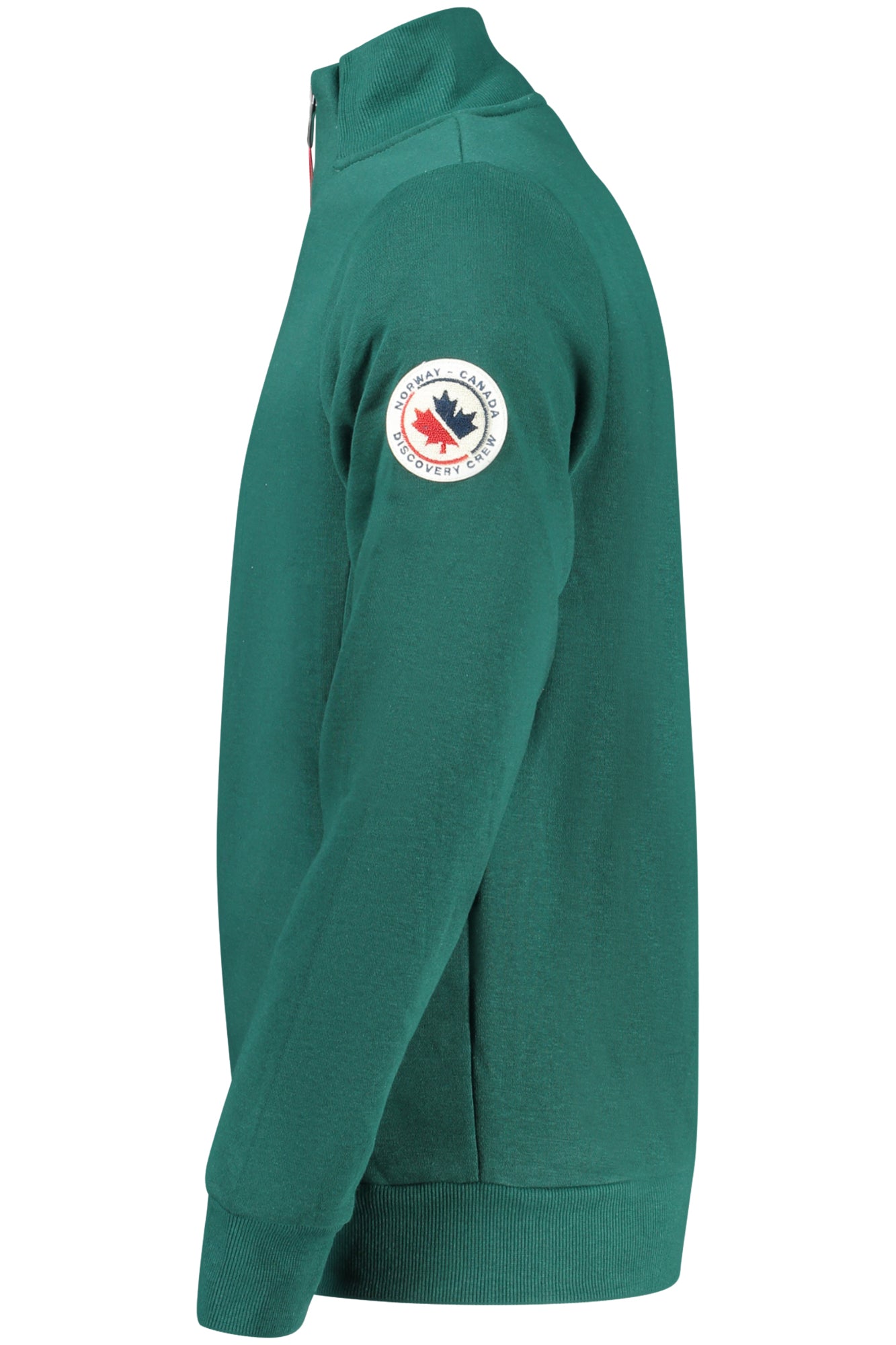 NORWAY 1963 FELPA CON ZIP UOMO VERDE