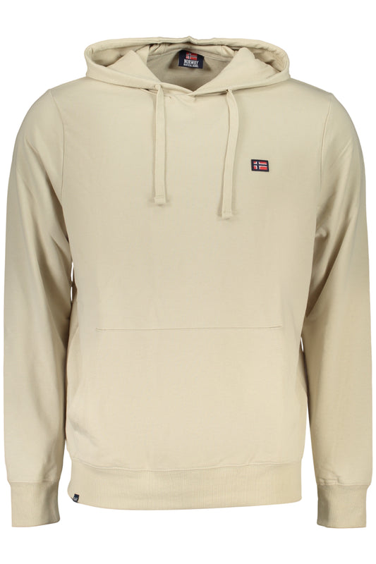 NORWAY 1963 FELPA SENZA ZIP UOMO BEIGE