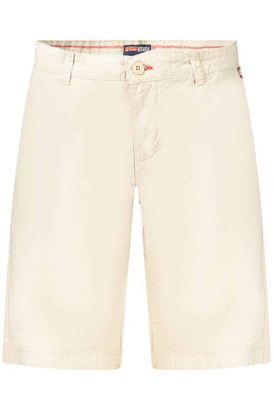 NORWAY 1963 PANTALONE BERMUDA UOMO BEIGE
