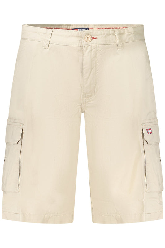 NORWAY 1963 PANTALONE BERMUDA UOMO BEIGE