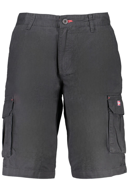 NORWAY 1963 PANTALONE BERMUDA UOMO NERO