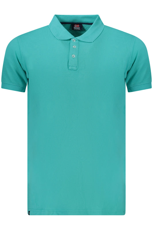NORWAY 1963 POLO MANICHE CORTE UOMO AZZURRO