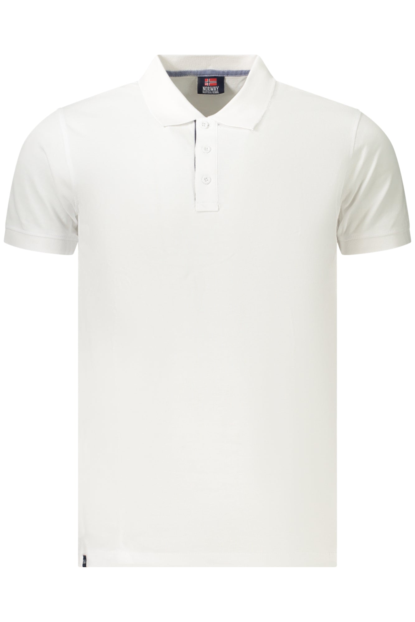 NORWAY 1963 POLO MANICHE CORTE UOMO BIANCO