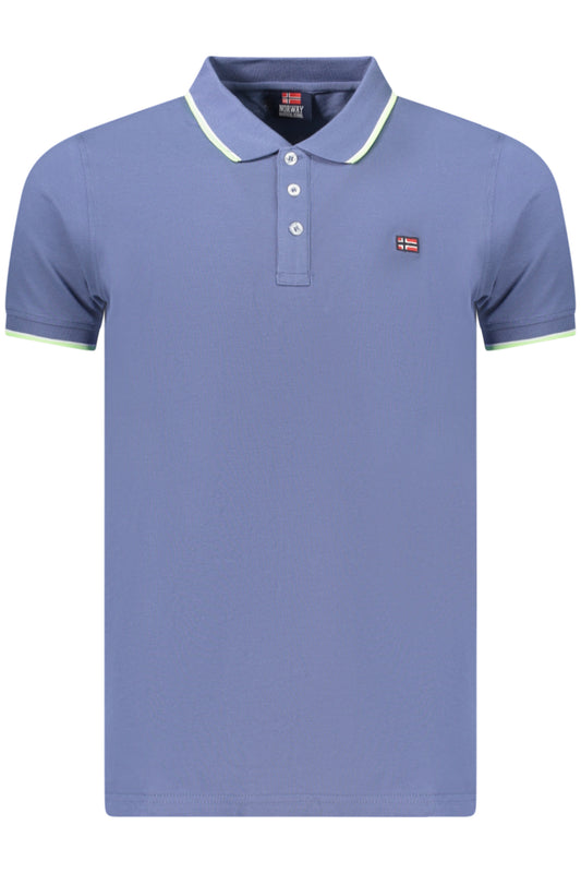 NORWAY 1963 POLO MANICHE CORTE UOMO BLU