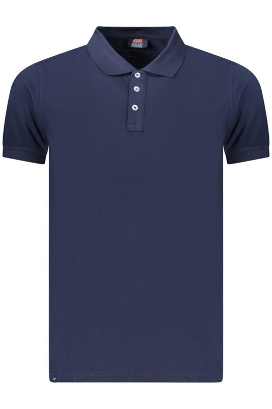 NORWAY 1963 POLO MANICHE CORTE UOMO BLU