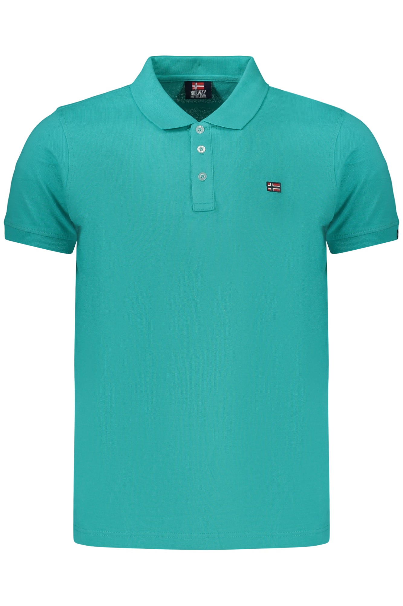 NORWAY 1963 POLO MANICHE CORTE UOMO VERDE