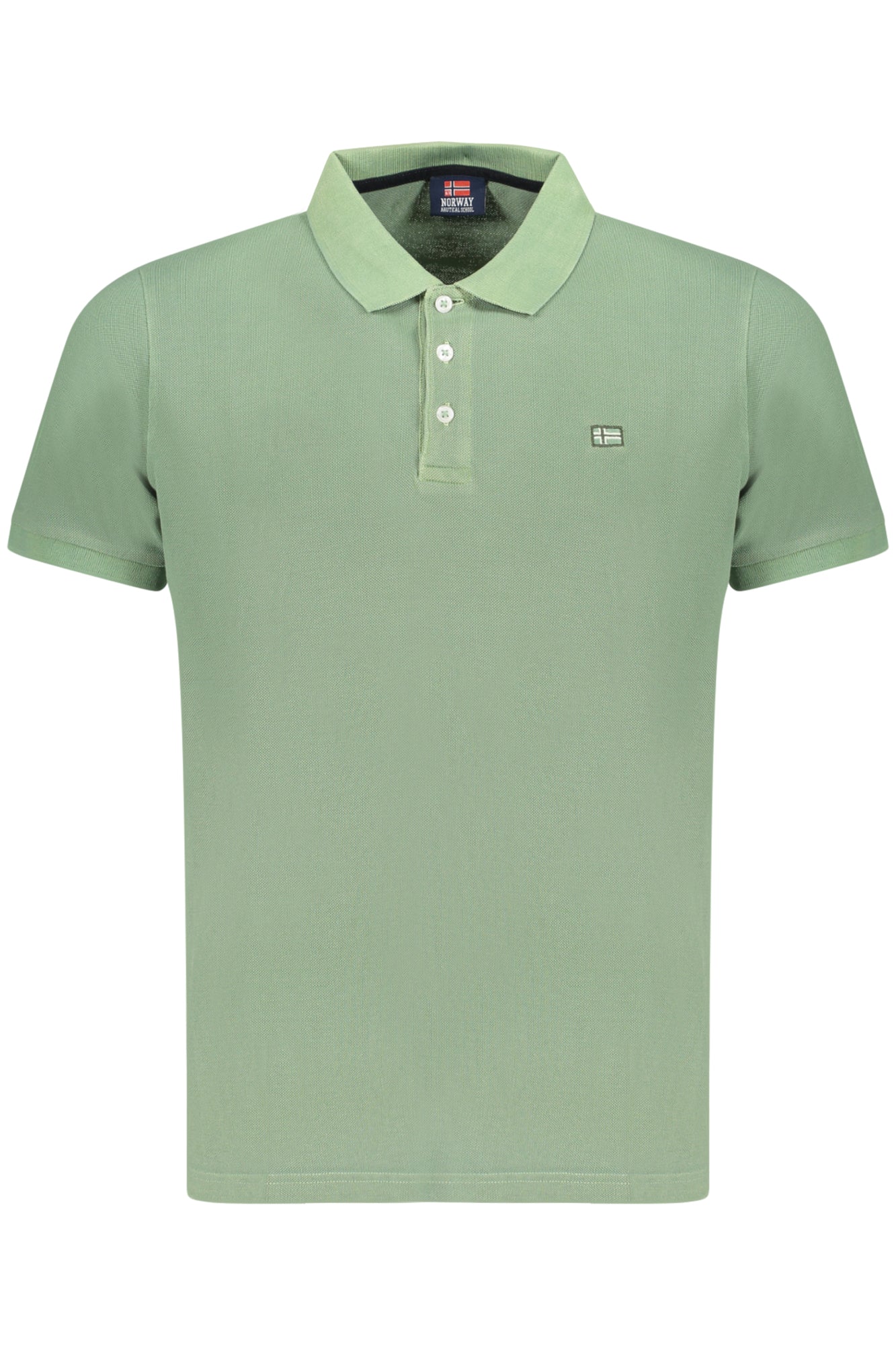 NORWAY 1963 POLO MANICHE CORTE UOMO VERDE