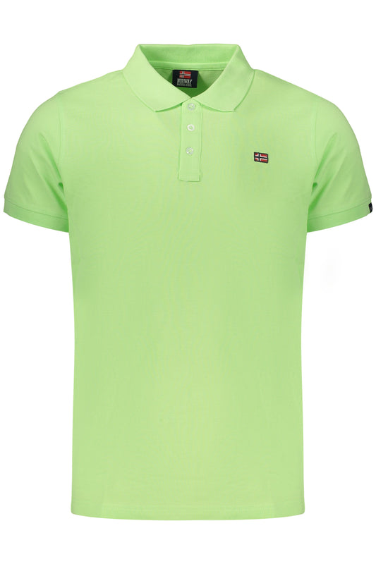 NORWAY 1963 POLO MANICHE CORTE UOMO VERDE