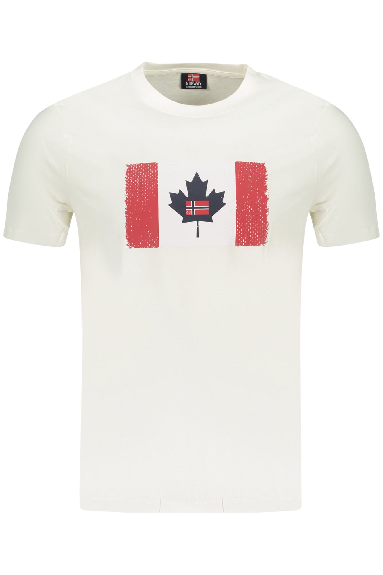 NORWAY 1963 T-SHIRT MANICHE CORTE UOMO BIANCO