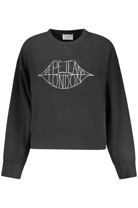 PEPE JEANS FELPA SENZA ZIP DONNA NERO