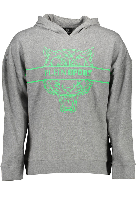 PLEIN SPORT FELPA SENZA ZIP UOMO GRIGIO