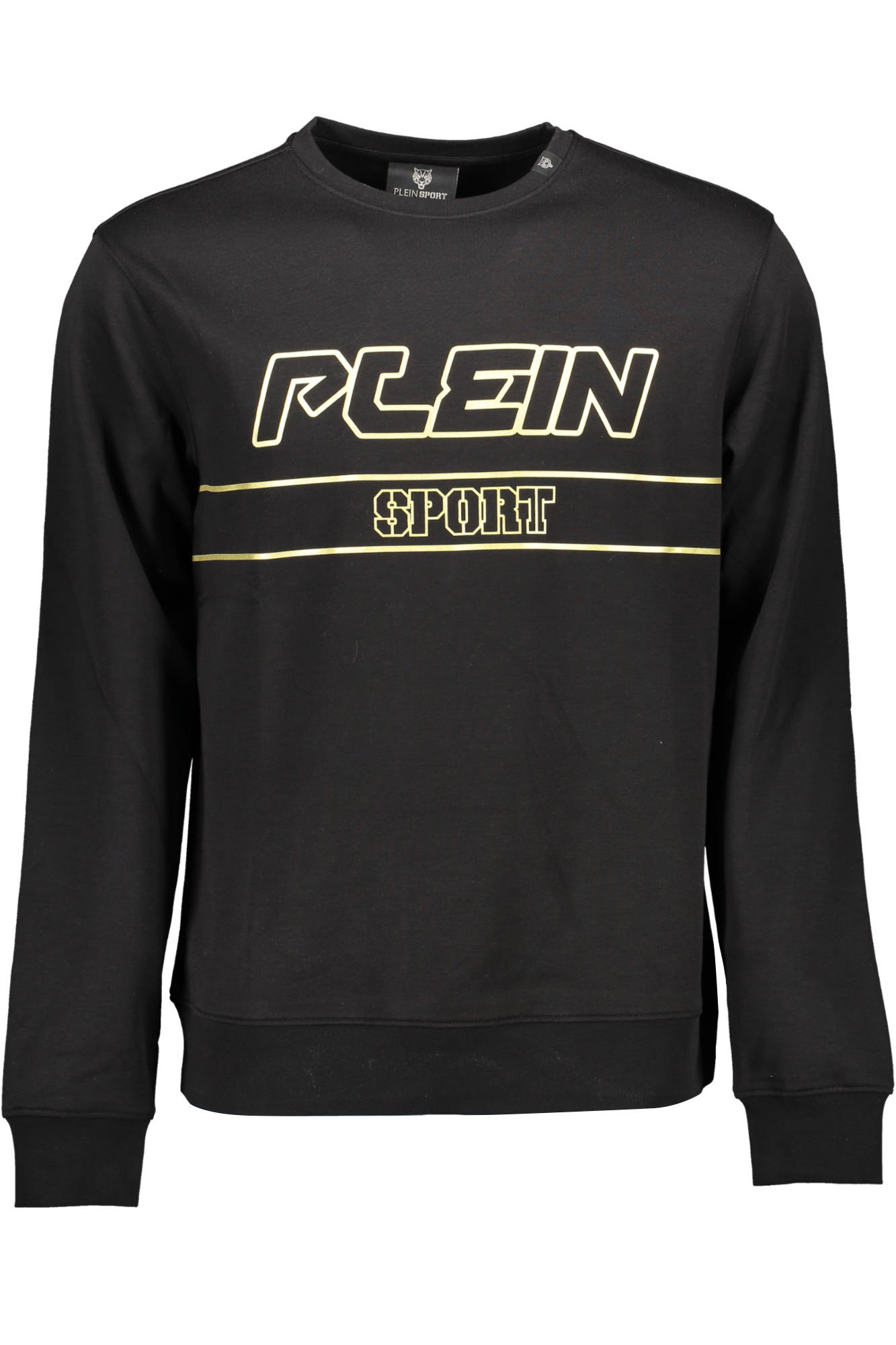 PLEIN SPORT FELPA SENZA ZIP UOMO NERO
