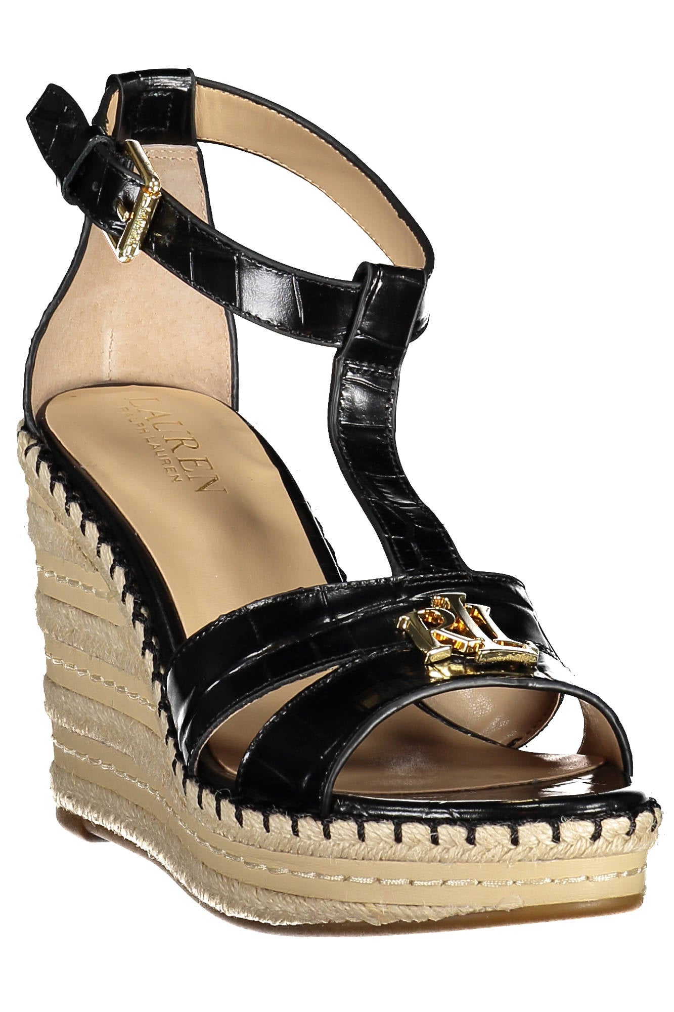 RALPH LAUREN CALZATURA SANDALO DONNA NERO