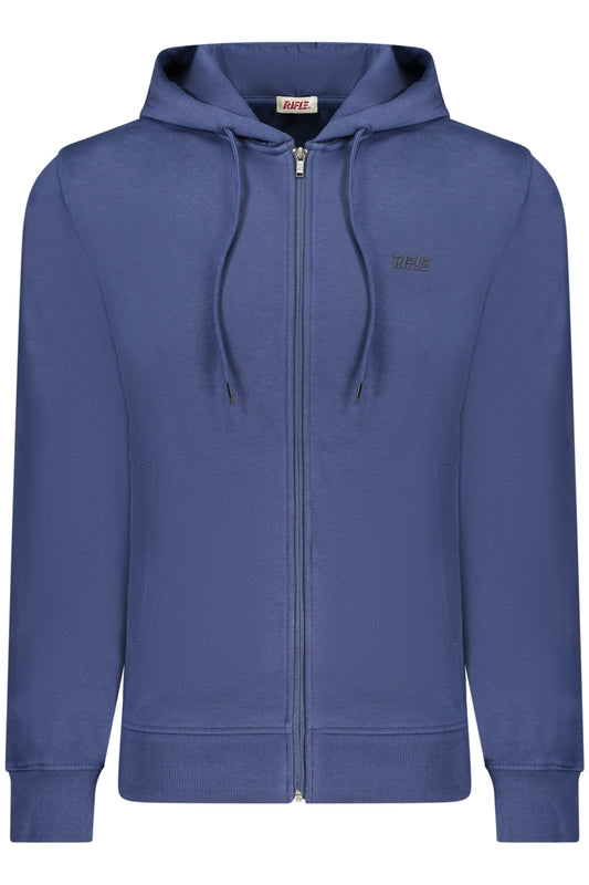 RIFLE FELPA CON ZIP UOMO BLU