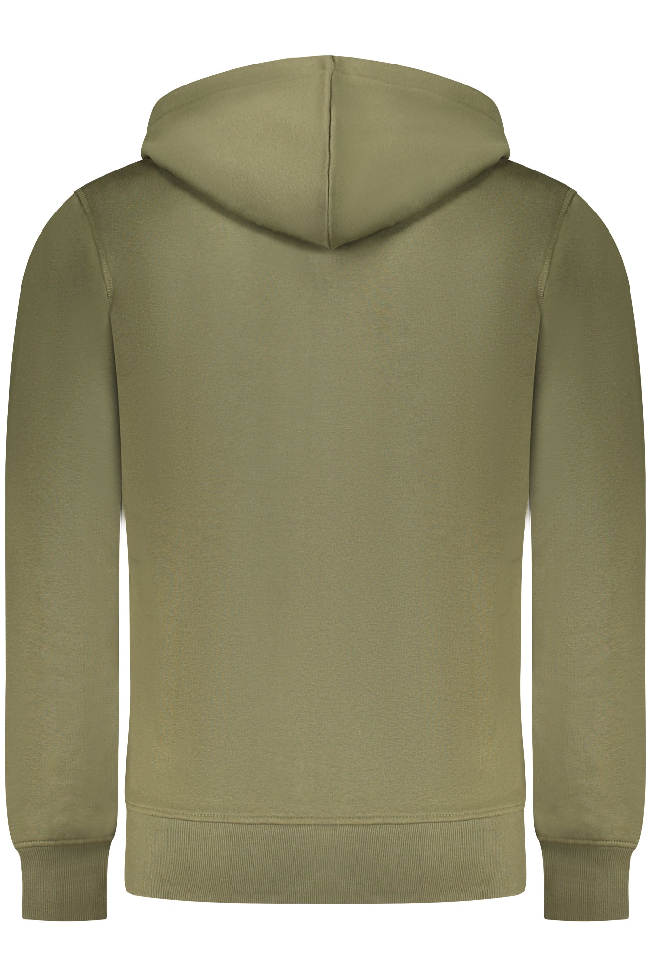RIFLE FELPA CON ZIP UOMO VERDE