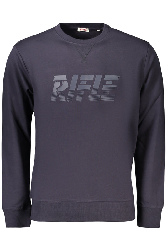 RIFLE FELPA SENZA ZIP UOMO BLU