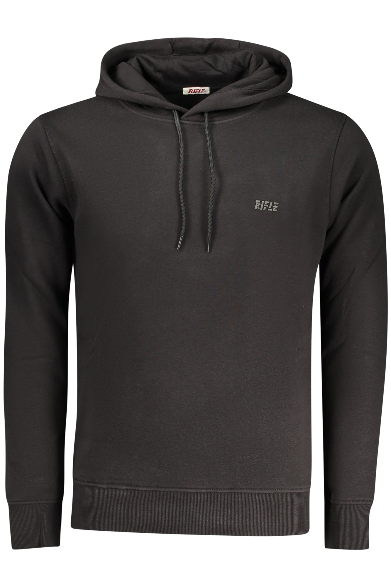 RIFLE FELPA SENZA ZIP UOMO NERO