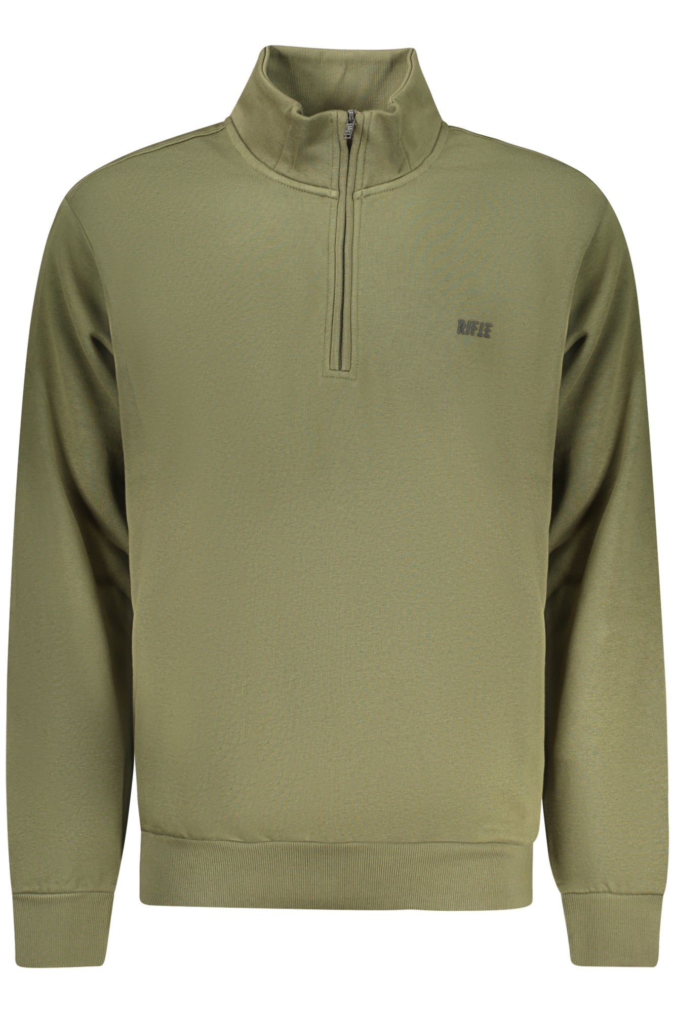 RIFLE FELPA SENZA ZIP UOMO VERDE