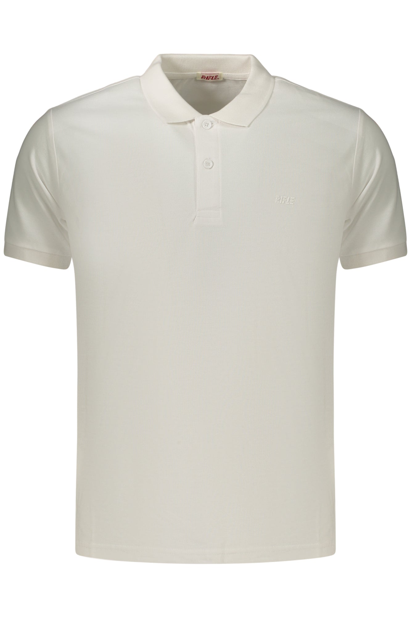 RIFLE POLO MANICHE CORTE UOMO BIANCO