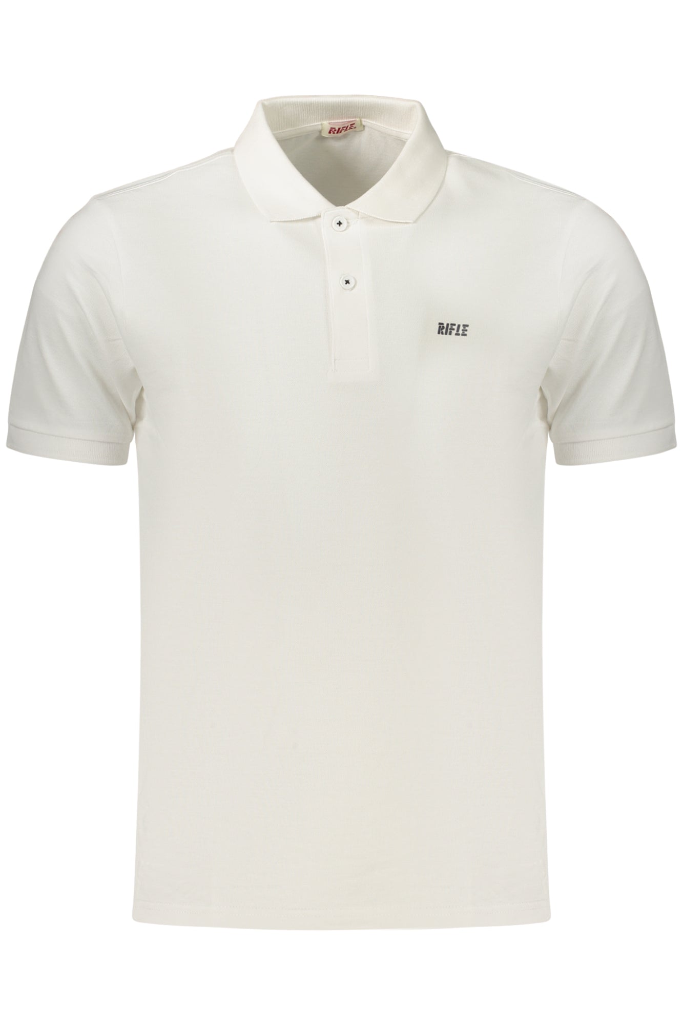 RIFLE POLO MANICHE CORTE UOMO BIANCO