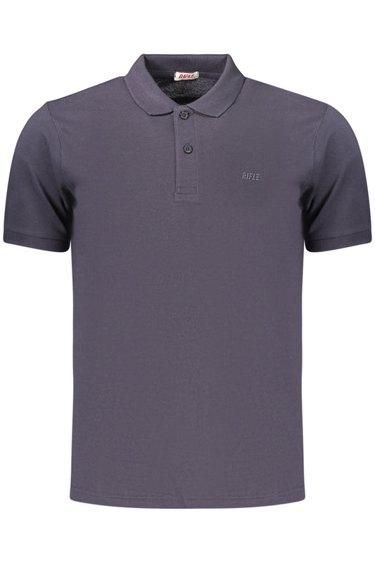 RIFLE POLO MANICHE CORTE UOMO BLU