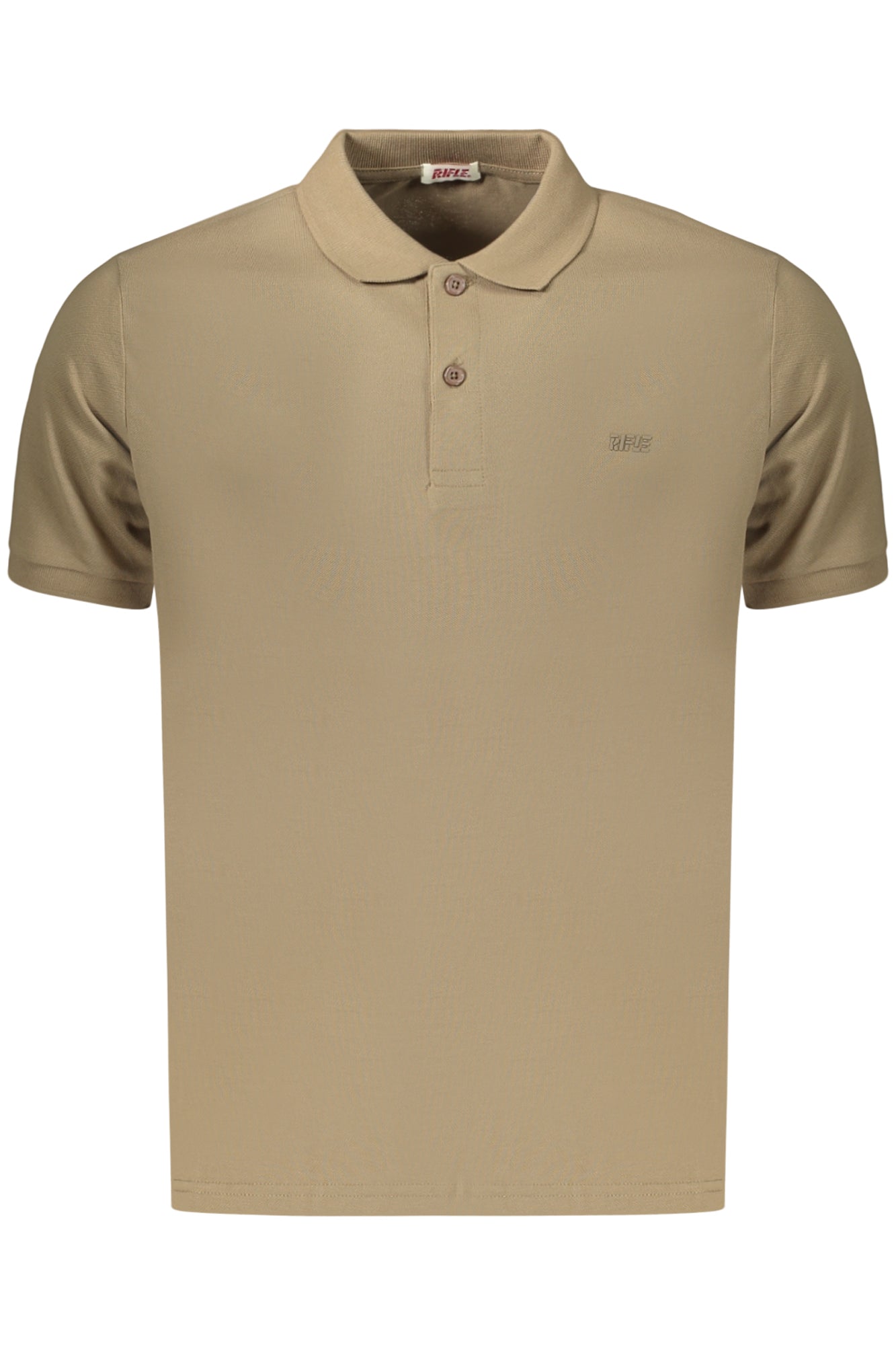 RIFLE POLO MANICHE CORTE UOMO MARRONE