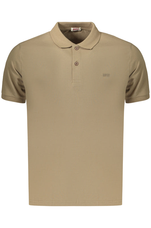 RIFLE POLO MANICHE CORTE UOMO MARRONE