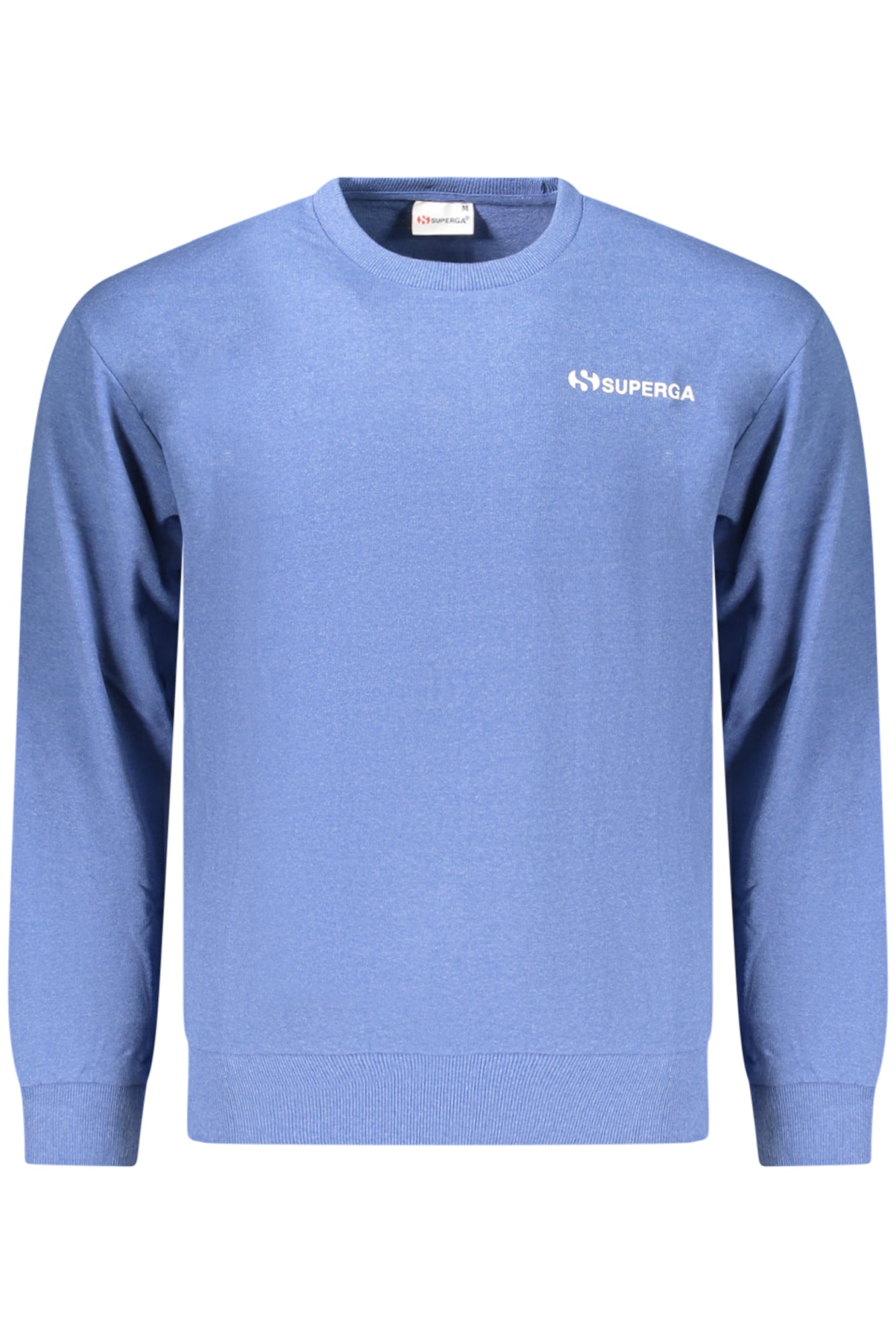 SUPERGA FELPA SENZA ZIP UOMO AZZURRO