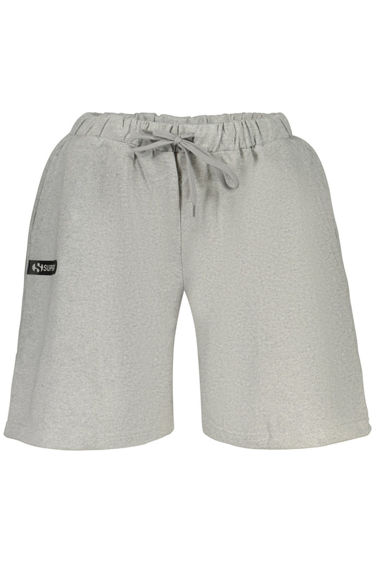 SUPERGA PANTALONE TUTA CORTO UOMO GRIGIO