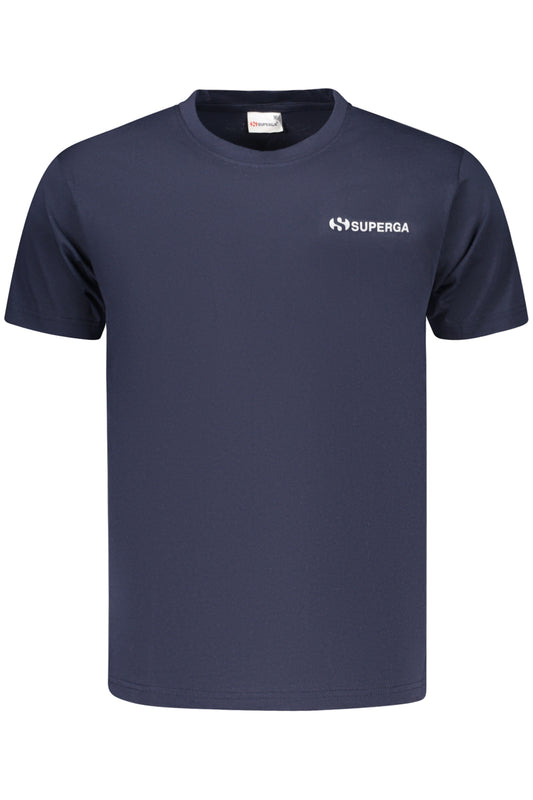 SUPERGA T-SHIRT MANICHE CORTE UOMO BLU