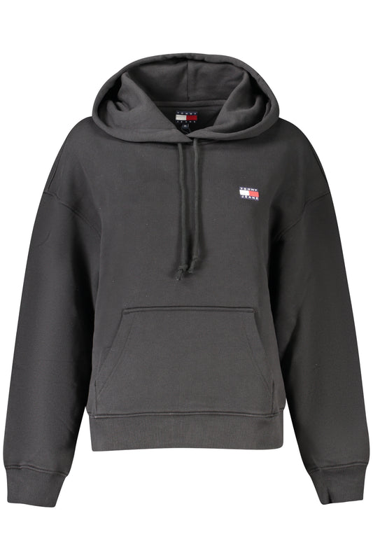TOMMY HILFIGER FELPA SENZA ZIP DONNA NERO