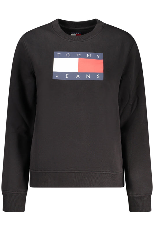 TOMMY HILFIGER FELPA SENZA ZIP DONNA NERO