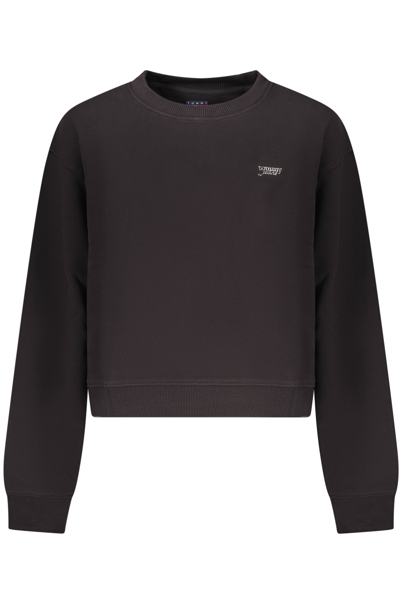 TOMMY HILFIGER FELPA SENZA ZIP DONNA NERO