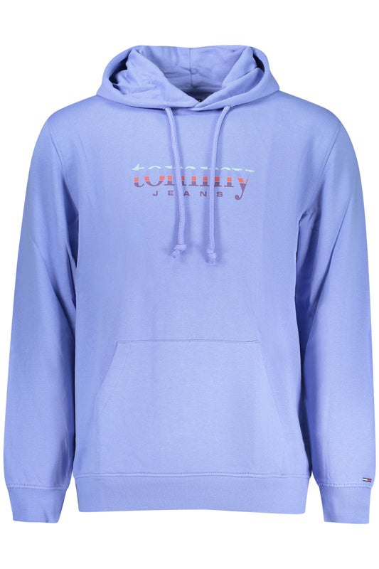 TOMMY HILFIGER FELPA SENZA ZIP UOMO AZZURRO