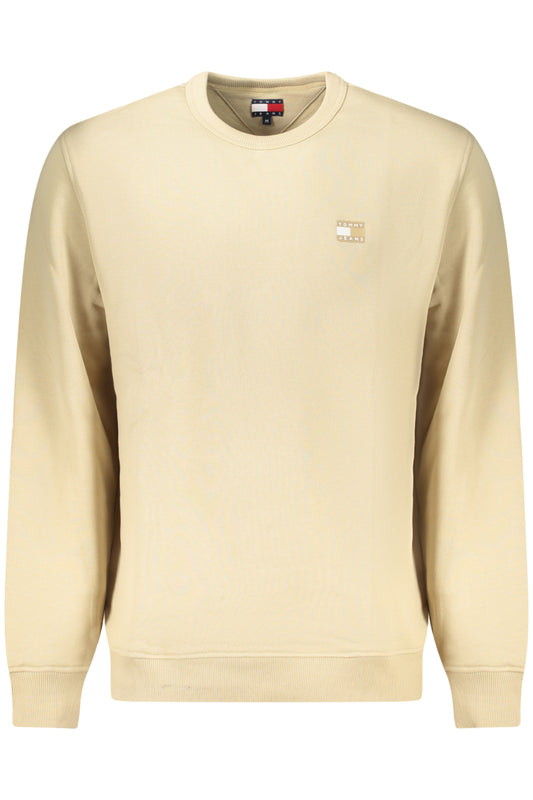 TOMMY HILFIGER FELPA SENZA ZIP UOMO BEIGE