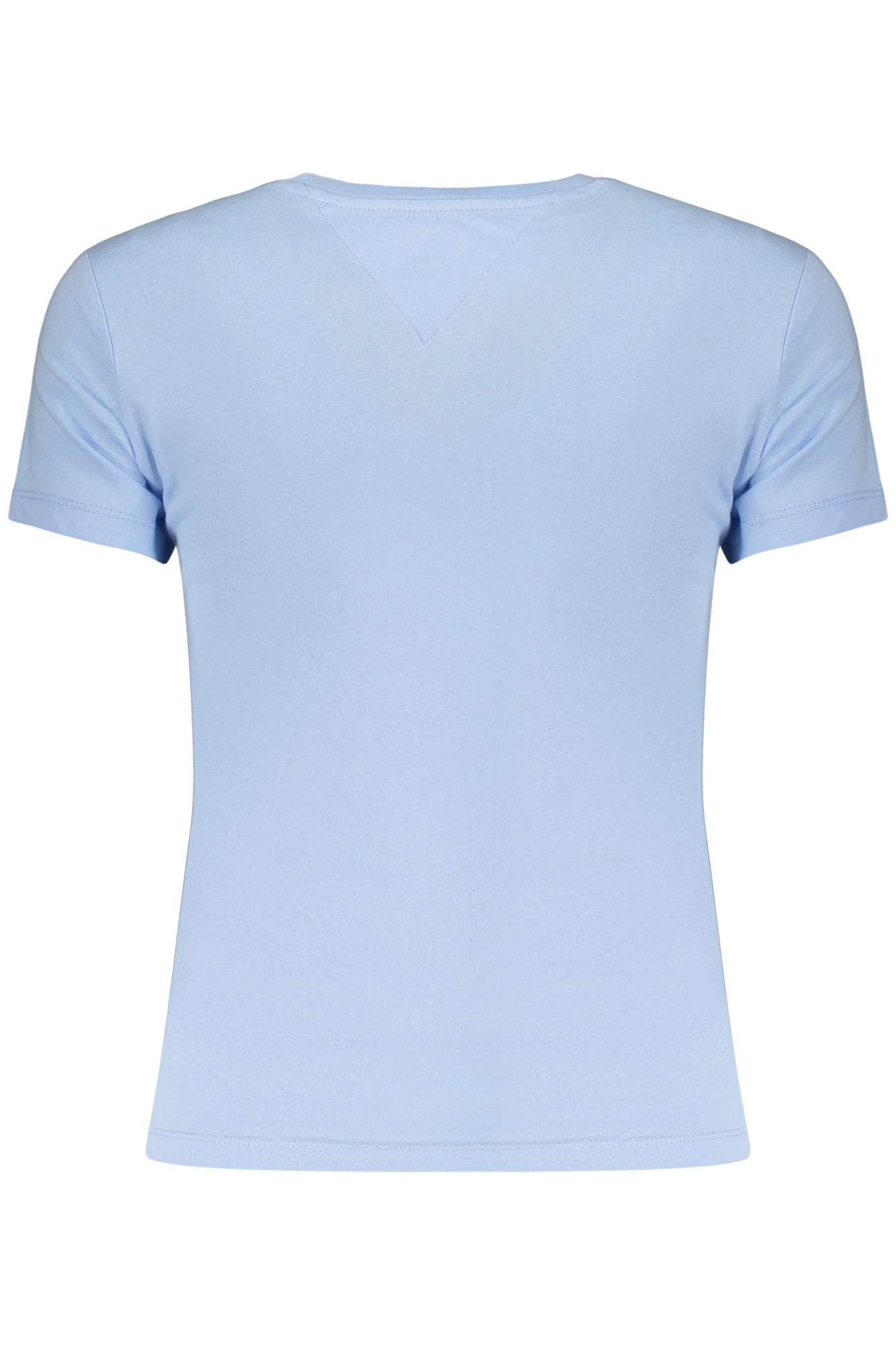 TOMMY HILFIGER T-SHIRT MANICHE CORTE DONNA AZZURRO