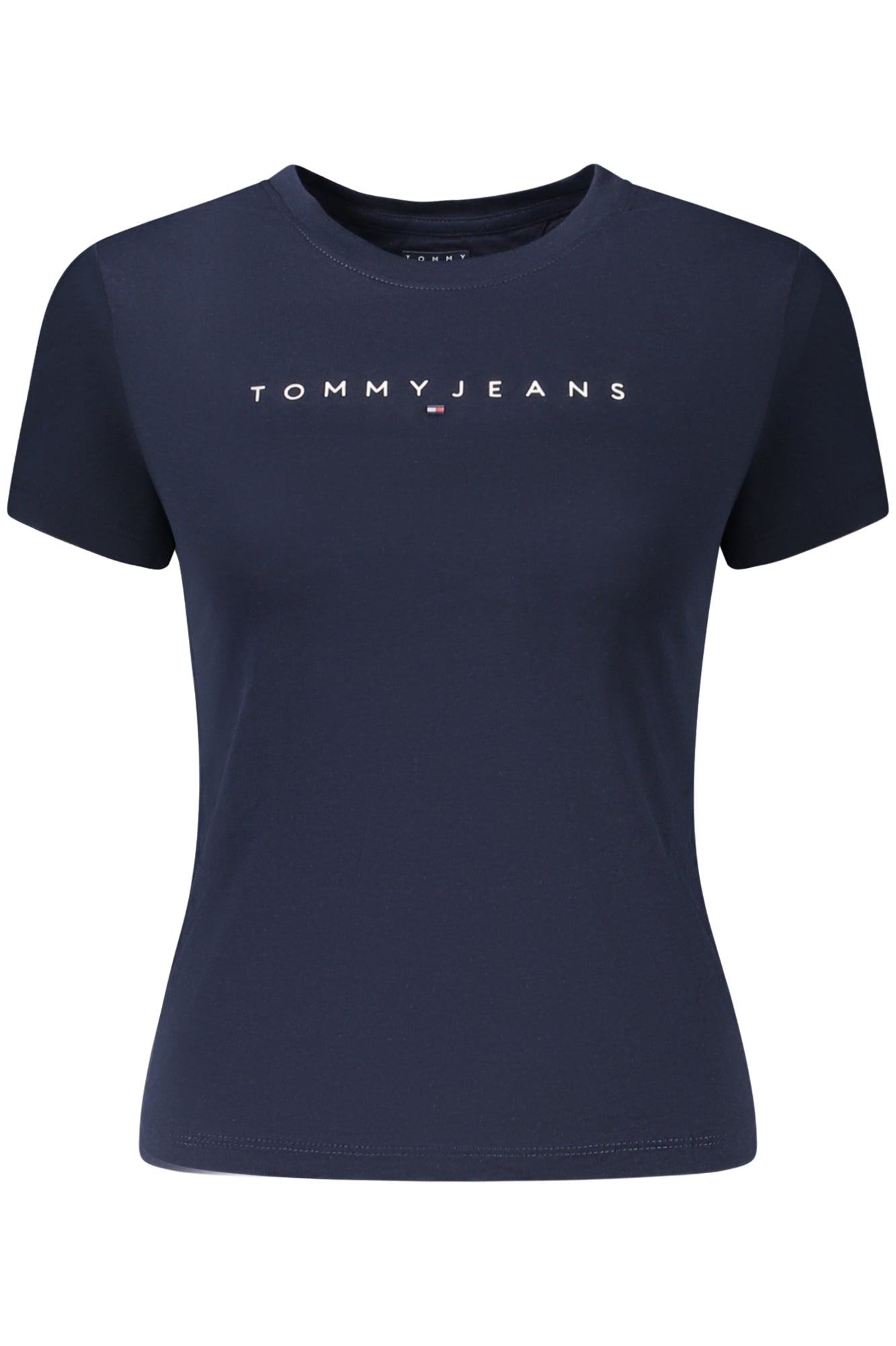 TOMMY HILFIGER T-SHIRT MANICHE CORTE DONNA BLU