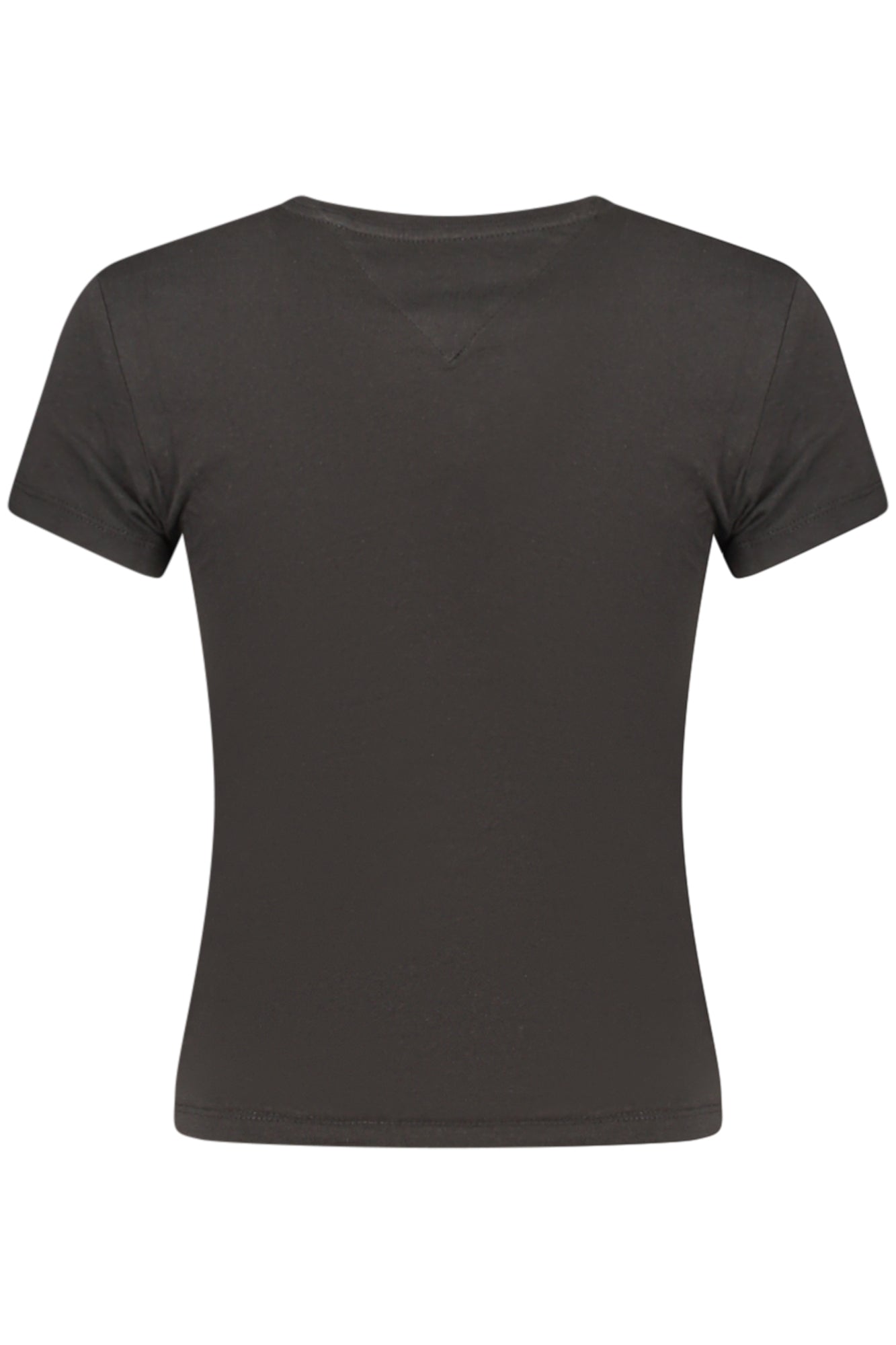 TOMMY HILFIGER T-SHIRT MANICHE CORTE DONNA NERO
