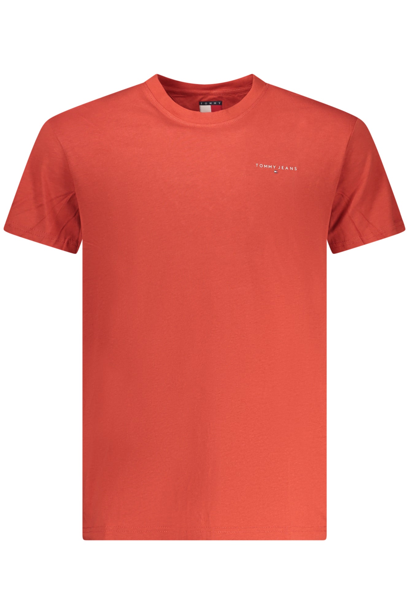TOMMY HILFIGER T-SHIRT MANICHE CORTE UOMO ROSSO
