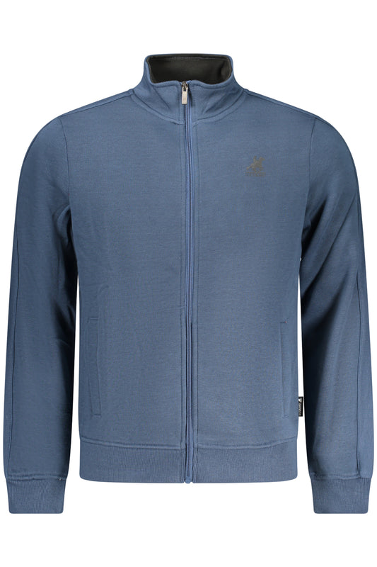 U.S. GRAND FELPA CON ZIP UOMO BLU