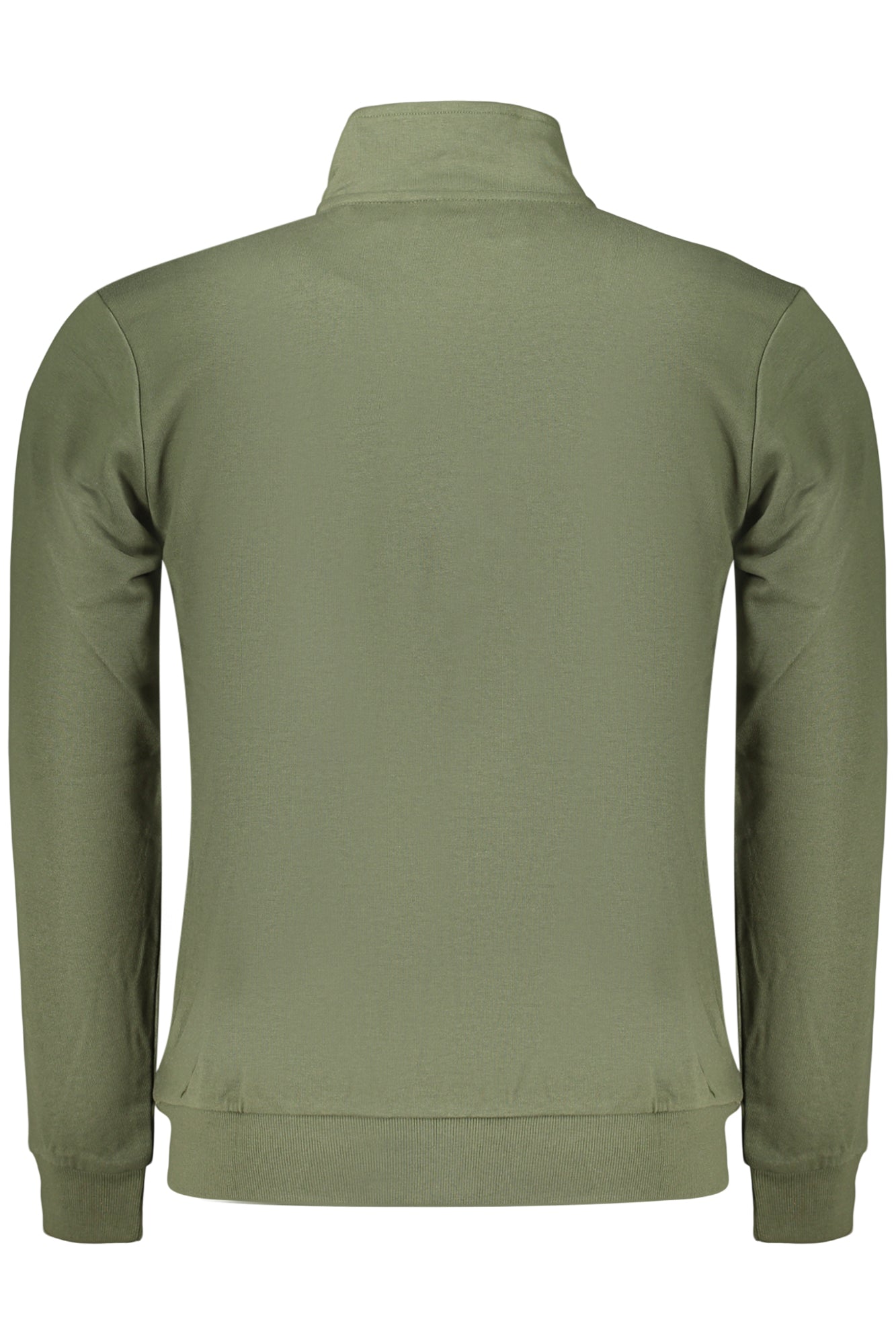 U.S. GRAND FELPA CON ZIP UOMO VERDE