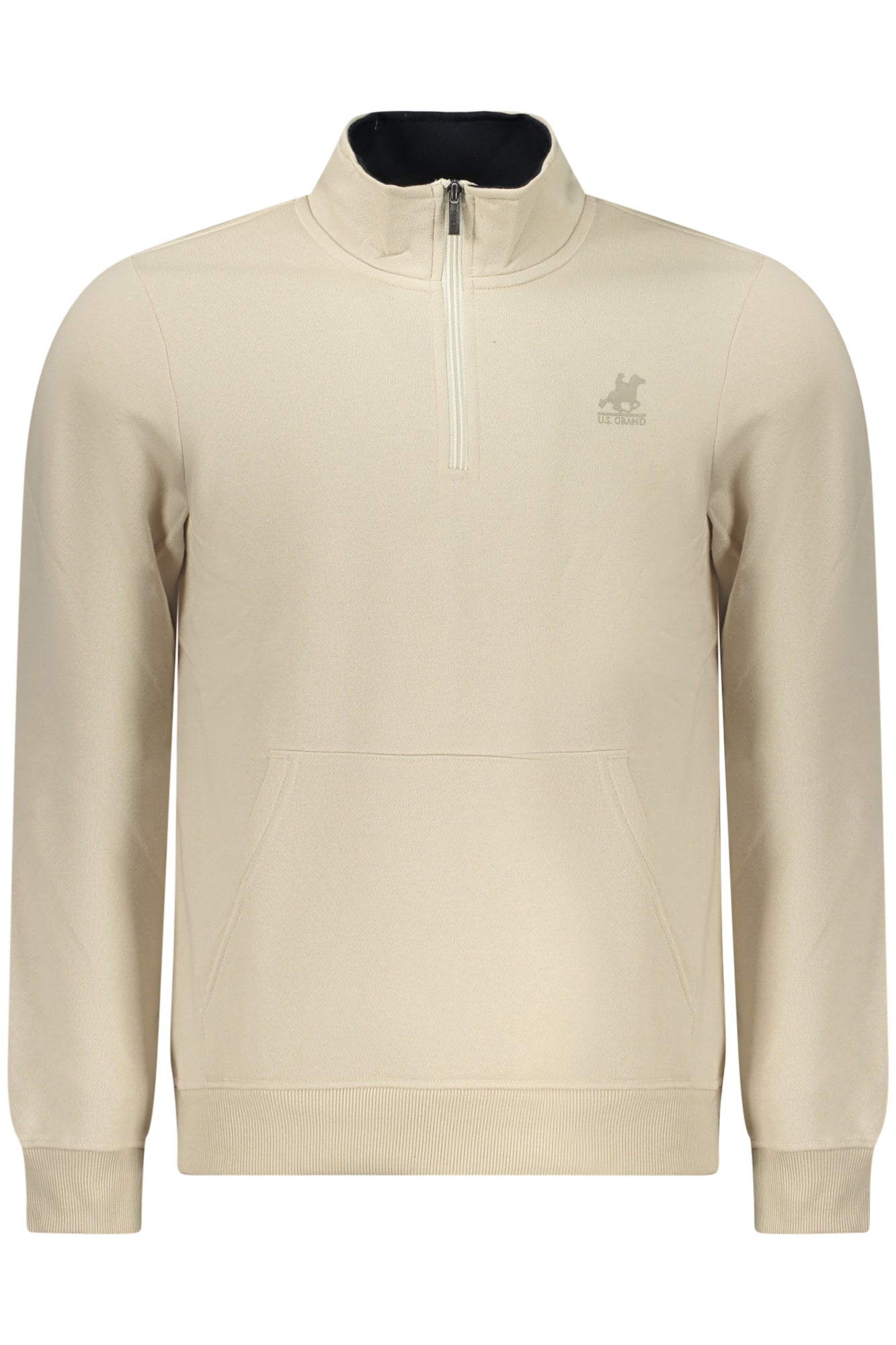 U.S. GRAND FELPA SENZA ZIP UOMO BEIGE