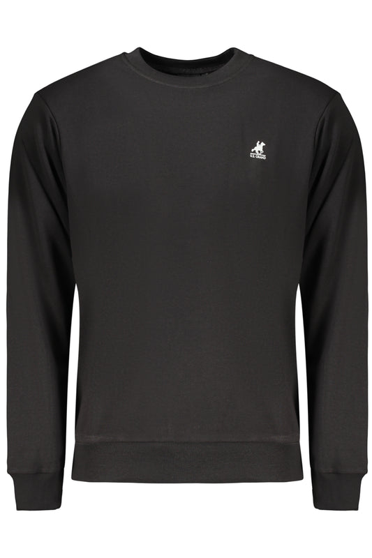 U.S. GRAND FELPA SENZA ZIP UOMO NERO