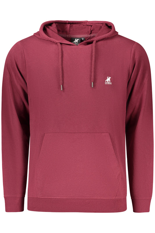 U.S. GRAND FELPA SENZA ZIP UOMO ROSSO