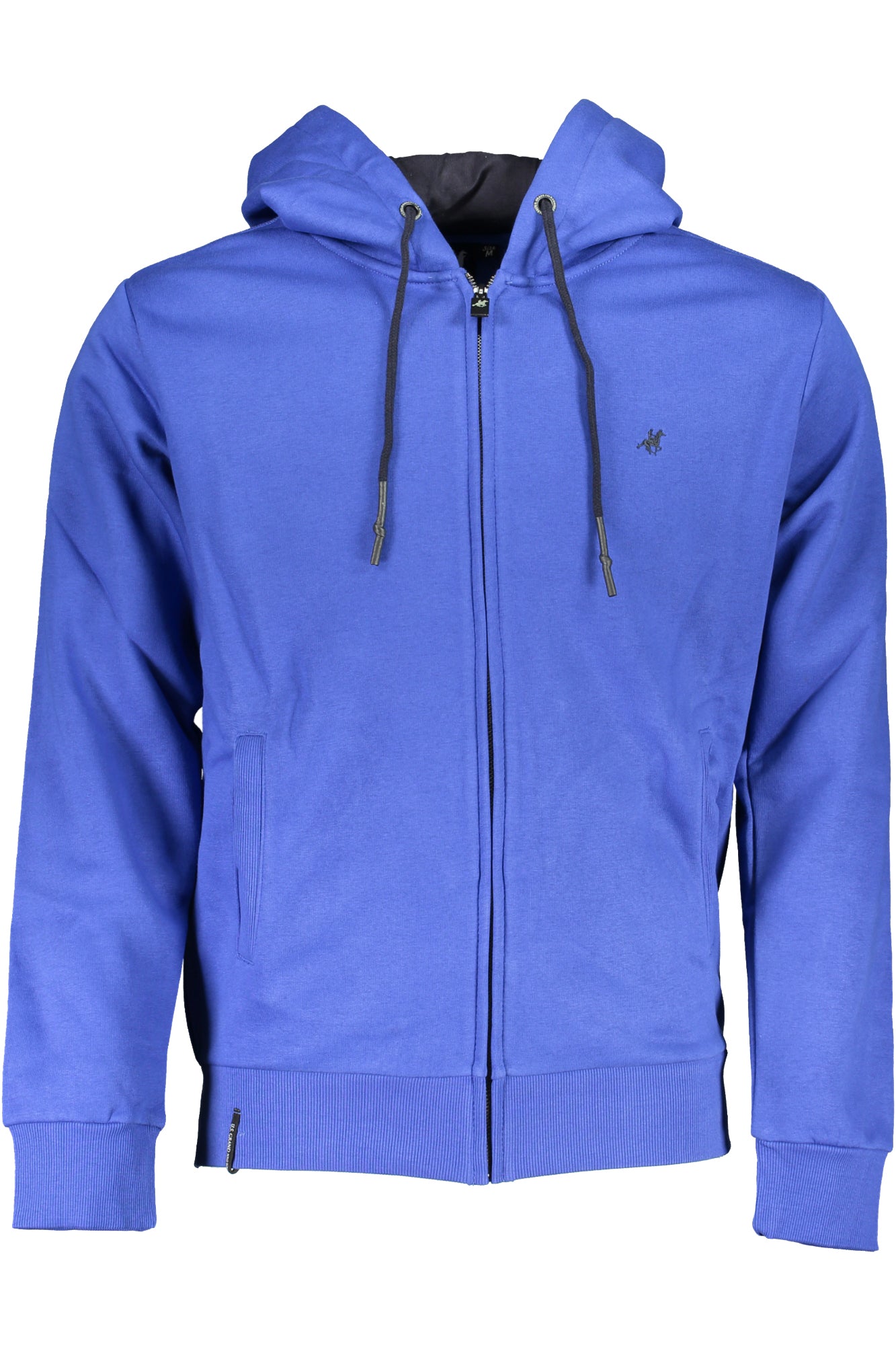 U.S. GRAND FELPA CON ZIP UOMO BLU