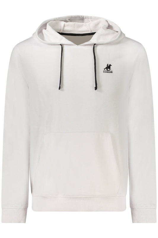 U.S. GRAND FELPA SENZA ZIP UOMO BIANCO