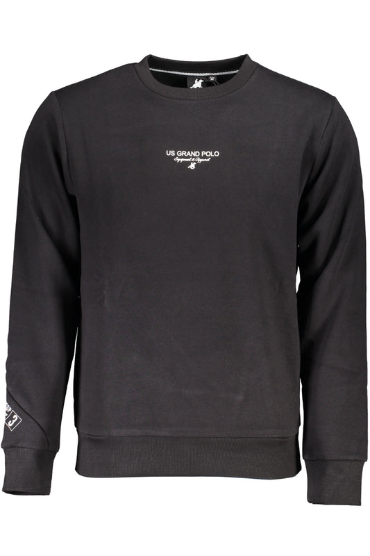 U.S. GRAND FELPA SENZA ZIP UOMO NERO